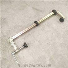 Metal Rubber F Clamp Woodworking Stone Securing Clamp