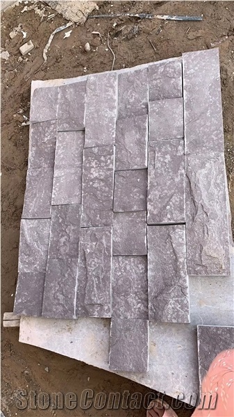Purple Sandstone Natural Surface Veneer Stone Pattern