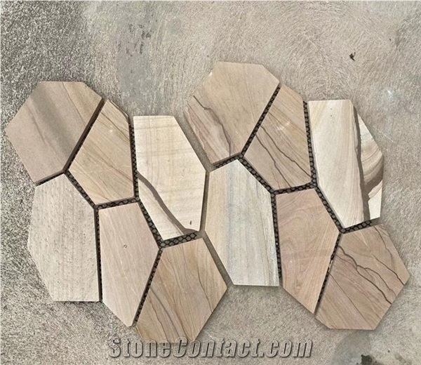Yellow Sandstone Crazy Pattern