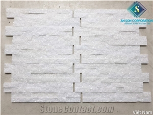 Big Sale for Crystal White Marble Wall Panel Ledge Stone