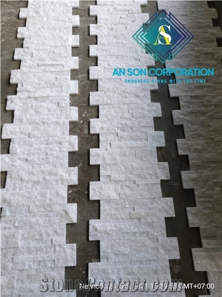 Cheap Wall Cladding Stone with White Wall Panel Stone