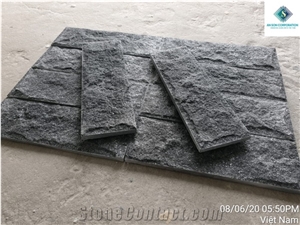 Crystal Black Mushroom Face Marble Wall Panel Made in Viet Nam