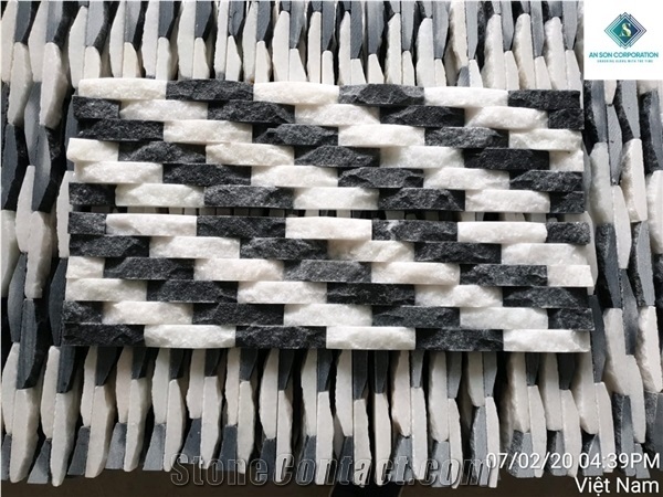 Exporter Competitive Price Black and White Wave Wall Panel