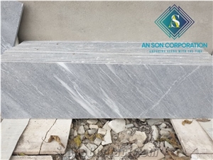 Grey Marble Steps and Risers