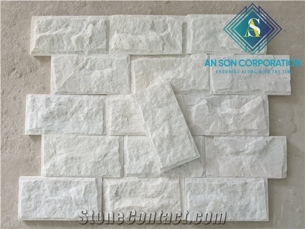 Milky White Mushroom Stone from an Son Corporation