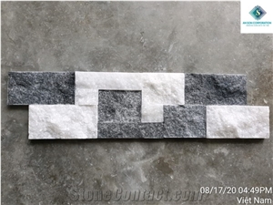 Mix Black & White Marble for Wall Cladding