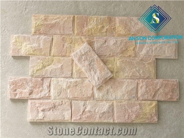 Mushroom Face Marble Wall Cladding Stone