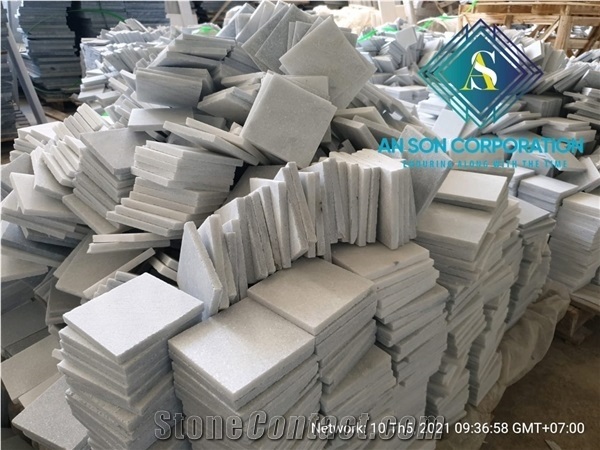 Special Design Sandblasted Marble 10x10x1cm