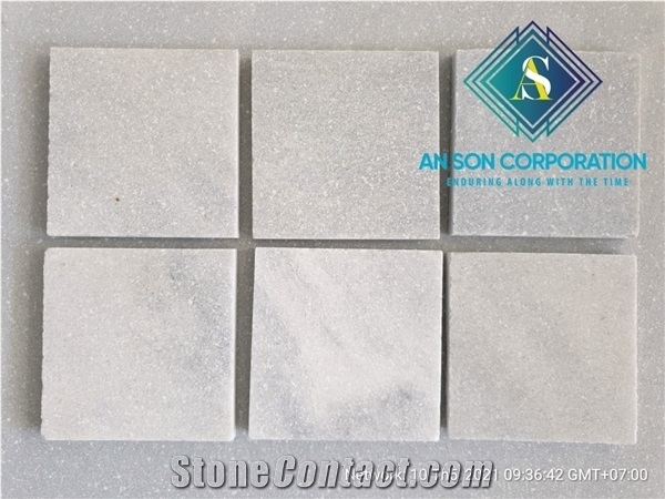 Special Design Sandblasted Marble 10x10x1cm
