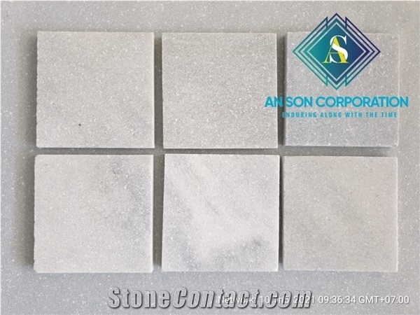 Special Design Sandblasted Marble 10x10x1cm