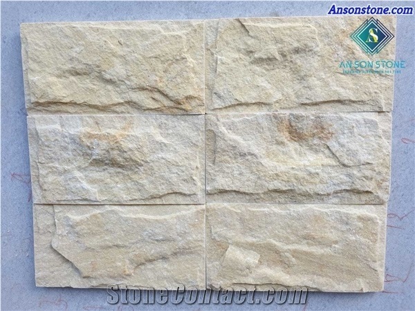 Wall Claddinng Hot Trend 2021 Yellow Mushroom Face Marble