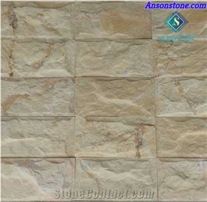 Wall Claddinng Hot Trend 2021 Yellow Mushroom Face Marble