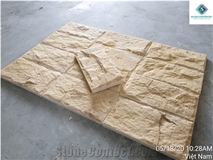Yellow Mushroom Face Wall Panel Wall Cladding