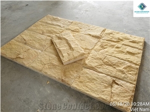 Yellow Mushroom Face Wall Panel Wall Cladding