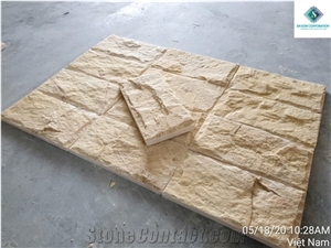 Yellow Mushroom Face Wall Panel Wall Cladding