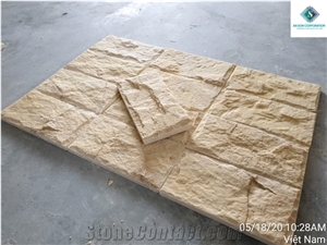 Yellow Mushroom Face Wall Panel Wall Cladding