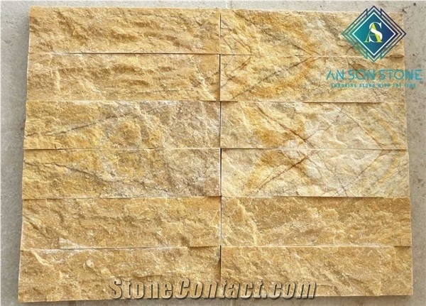 Yellow Wall Panel Tumble Face from an Son Corp.