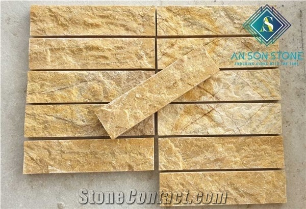 Yellow Wall Panel Tumble Face from an Son Corp.