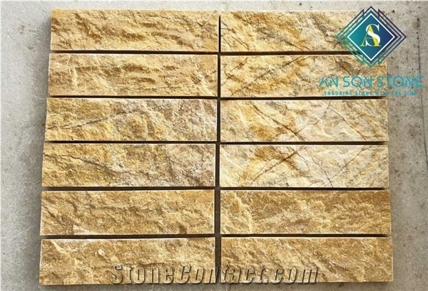 Yellow Wall Panel Tumble Face from an Son Corp.