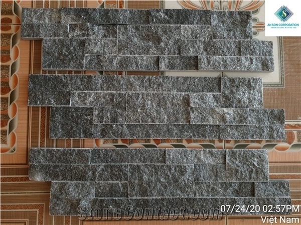 Z Type Black Marble Wall Panel