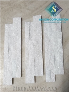 Z Type White Marble Wall Panel