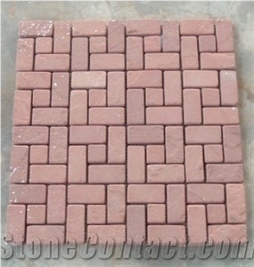 Agra Red Sandstone Cut to Size Tiles