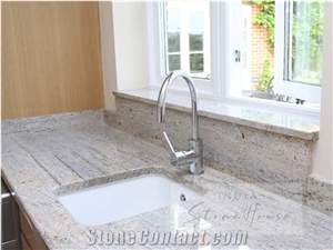 Ivory Fantasy Granite Slabs & Tiles, Ivory Chiffon Granite