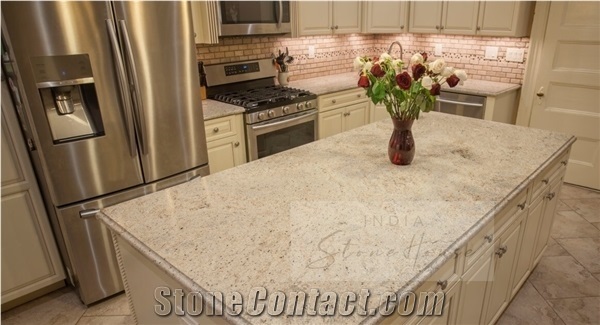 Ivory Fantasy Granite Slabs & Tiles, Ivory Chiffon Granite