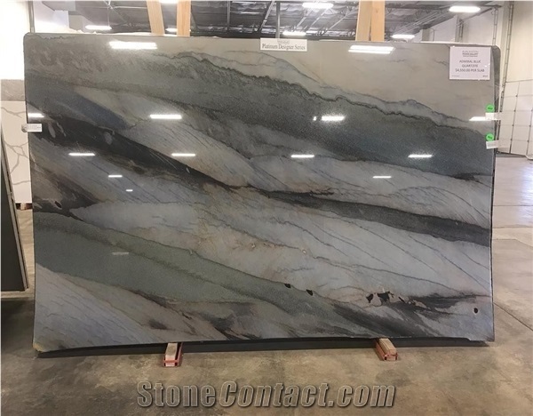 Admiral Blue Quartzite Slabs