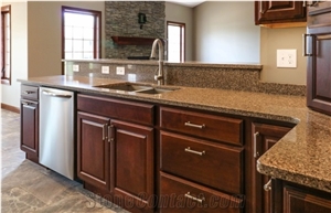 Multi Color Prefab Quartz Slab