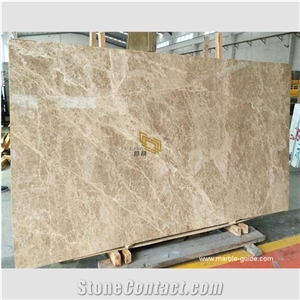Light Emperador Marble Bathroom Vanity Top and Decor