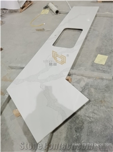 White Quartz Kitchen Countertop Manufacturer White Quartz Kitchen Countertop Manufacturer