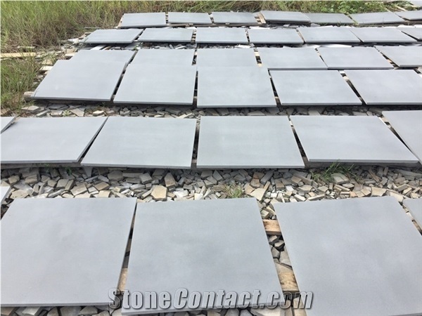 Hainan Cheap Honed Andesite Stone Without Holes Walling Tile
