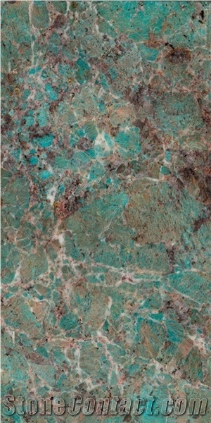 Polished Glazed Green Marble Look Stone Slab Flooring Tiles