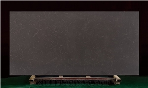 Black Vein Slab Hot Sale Quartz Stone Artificial