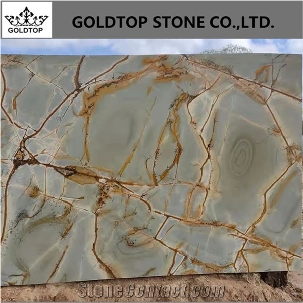 Brazil Blue Roma Quartzite Quarry Block Cutting Slabs Tiles