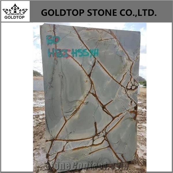 Brazil Blue Roma Quartzite Quarry Block Cutting Slabs Tiles