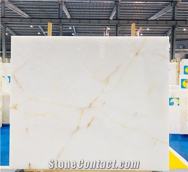 Extremely Precious White Onyx Stone Bathroom Floor Wall Tile