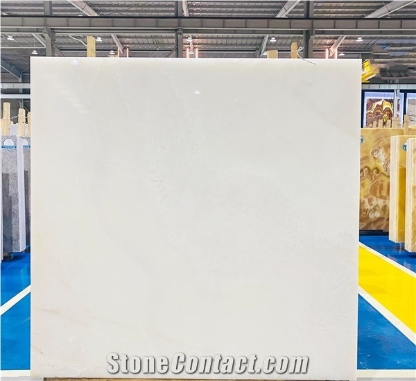 Extremely Precious White Onyx Stone Bathroom Floor Wall Tile