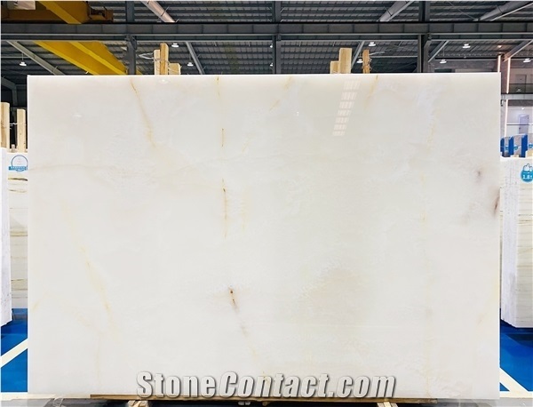 Extremely Precious White Onyx Stone Bathroom Floor Wall Tile