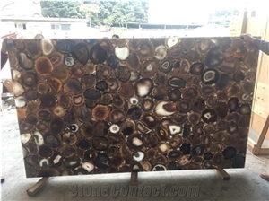 Flower Agate Slab,Brown Agate Slab, Agate Slab