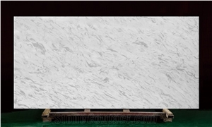 Gery Quartz Marble Artificial Slab Stone for Countertop