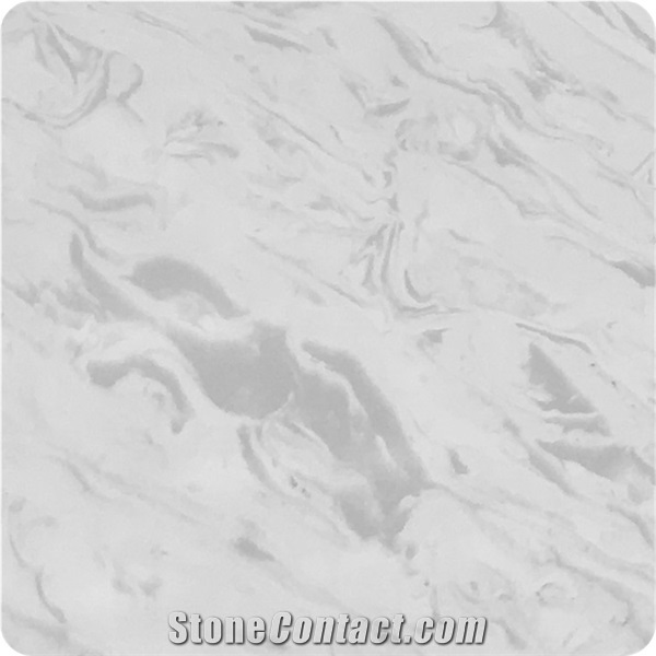 Gery Quartz Marble Artificial Slab Stone for Countertop