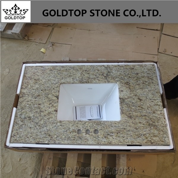 Giallo Ornamental Granite Countertops Vanitytops