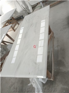 Good Price Chinese Calacatta White Quartz Table