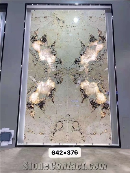 High Quality Stone Slab, Pandora White Slab