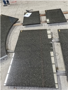 Natural Black Pearl Granite Stair Riser Polished Steps Natural Black Pearl Granite Stair Riser Polished Steps