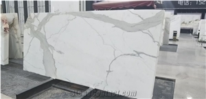 Extra White Calacatta Marble Polish Flooring Tiles Extra White Calacatta Marble Polish Flooring Tiles