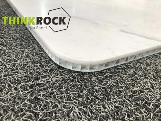 Calacatta White Marble Honeycomb Panels