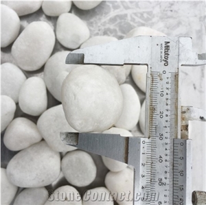 Snow White Stone Gravel Pebbles